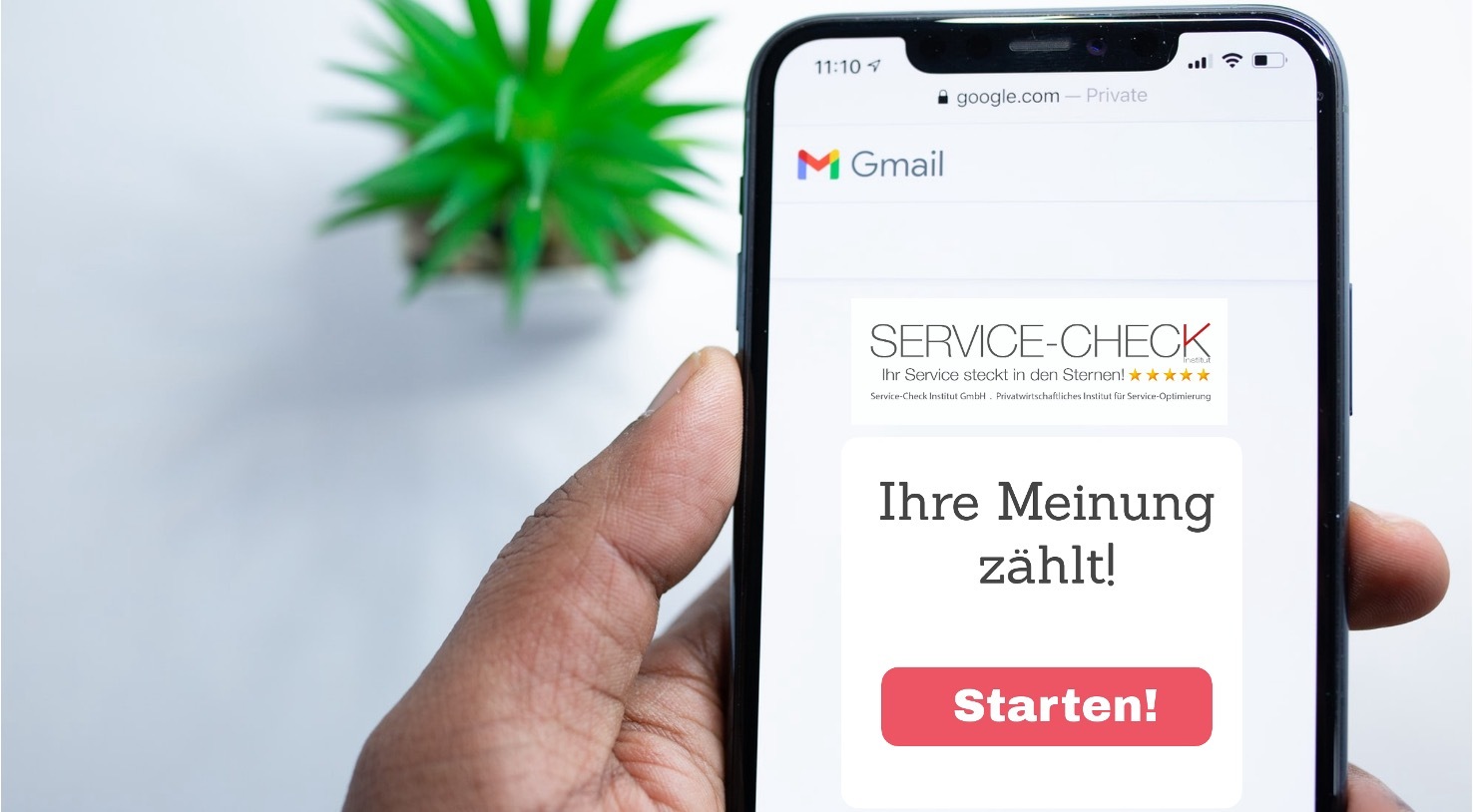 Ihre Kundenbefragung via E-Mail (auch möglich per Befragungsunterlagen/Teilnehmerkarte)