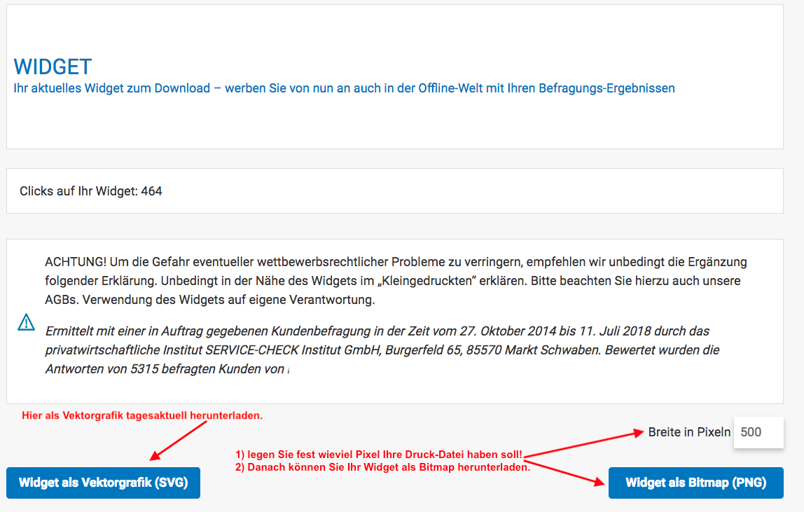 So kommt Ihr SERVICE-CHECK-Widget von der "ONLINE-WELT" in die "OFFLINE-WELT". Wählen Sie in Ihrem Klienten-Account die passende Datei aus - dann "Rechtsklick" auf das angezeigte Bild und dann wählen Sie "Speichern unter..." .