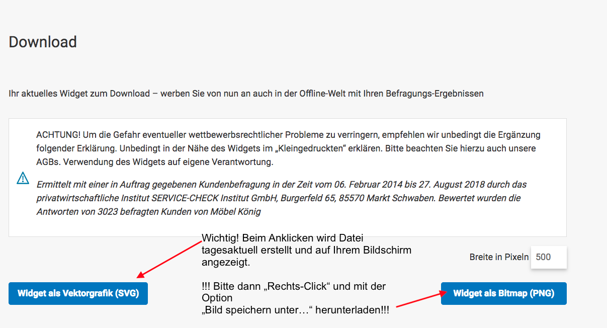 Auswählen und aktivieren. Dann mit Rechtsklick und Funktion "Bild speichern unter..." auf Ihrem Rechner abspeichern.