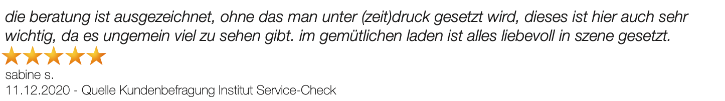 Ausschnitt der begeisterten Kundenbewertungen Der KULT Manufaktur - Telgte zum Mitnehmen