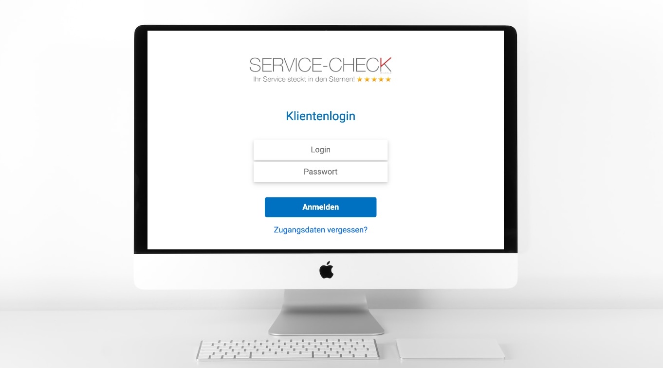 Vorschau - Anmeldung in Ihren Klienten-Account