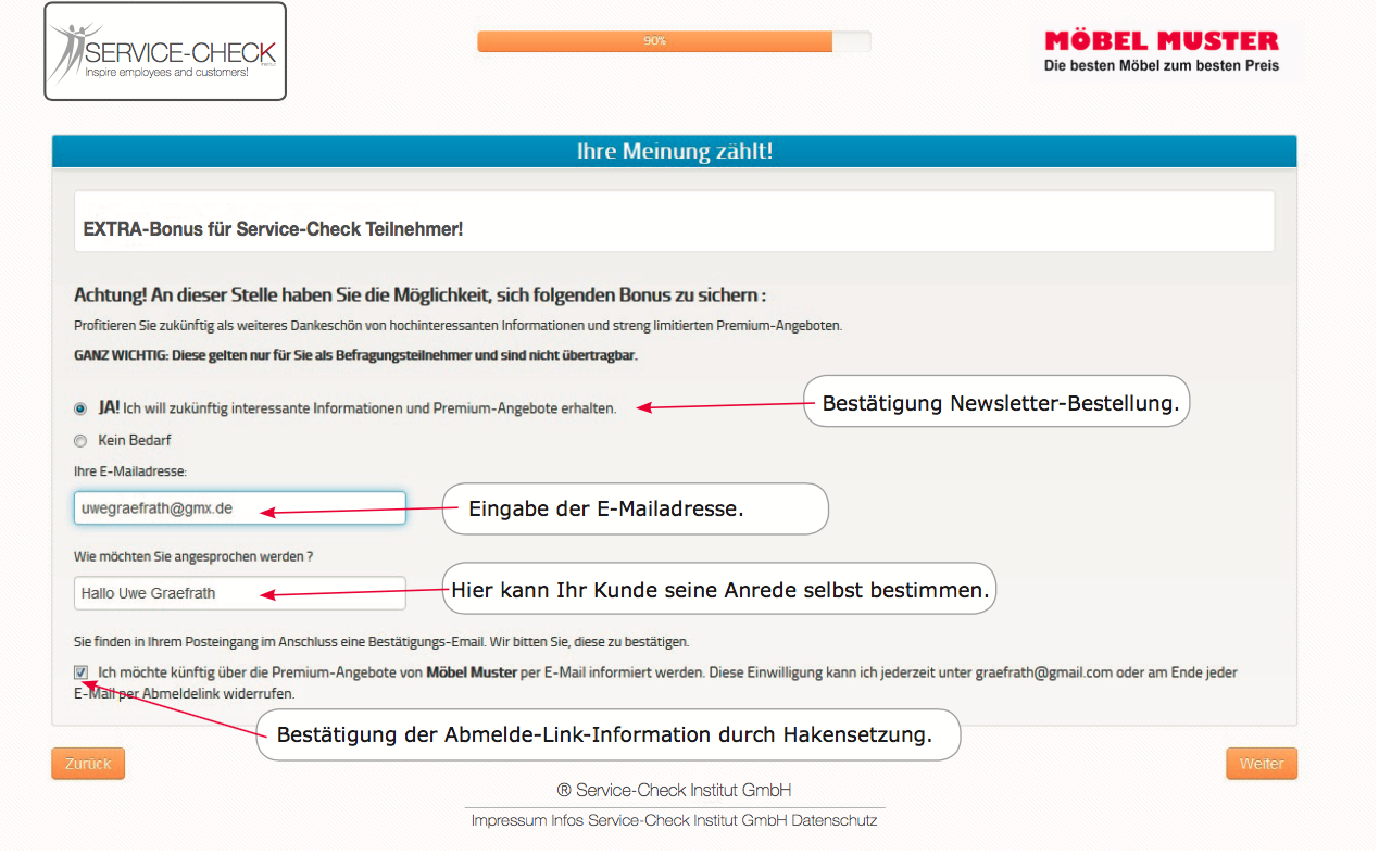Standard-Skript: Wir empfehlen diese durch unsere Squezze-Page-Layouts oder eigene Squezze-Page aktiver zu gestalten. Beachten Sie dazu unten stehenden Link