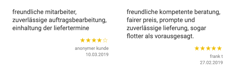 Hier ein kleiner Auszug der Kundenkommentare von Möbel Graf in Pirna. Viele weitere Kommentare finden Sie auf der Bewertungsseite von Möbel Graf. Den passenden Link finden Sie unterhalb dieses Blog-Beitrages.