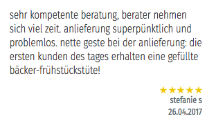 Wieviel Wertschätzung und Überraschung steckt in einer solchen Geste?! Herzlichen Dank für das tolle Beispiel von "OKAY-Linien-Überschreitung", Möbel König in Kirchheim/Teck.