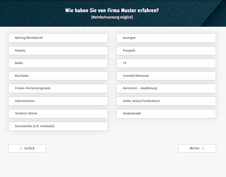 Punkte sind von gestern - heute sind es "Barren"! Hervorragend geeignet für mobile Geräte und Touch-Screens!