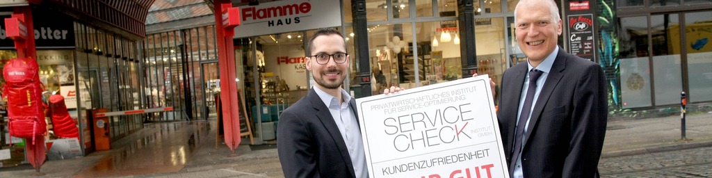 Zum 3ten Mal in Folge ServiceAuszeichnung für Flamme